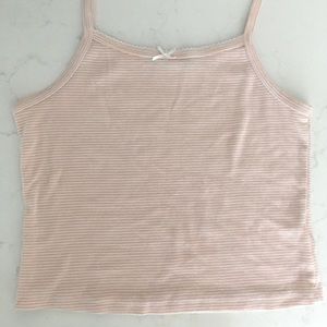 Brandy Melville striped crop top